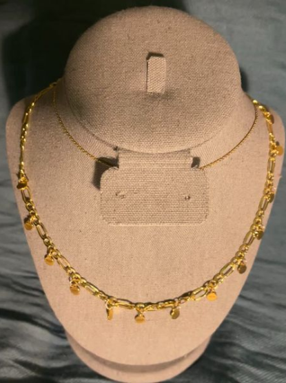 gold necklace