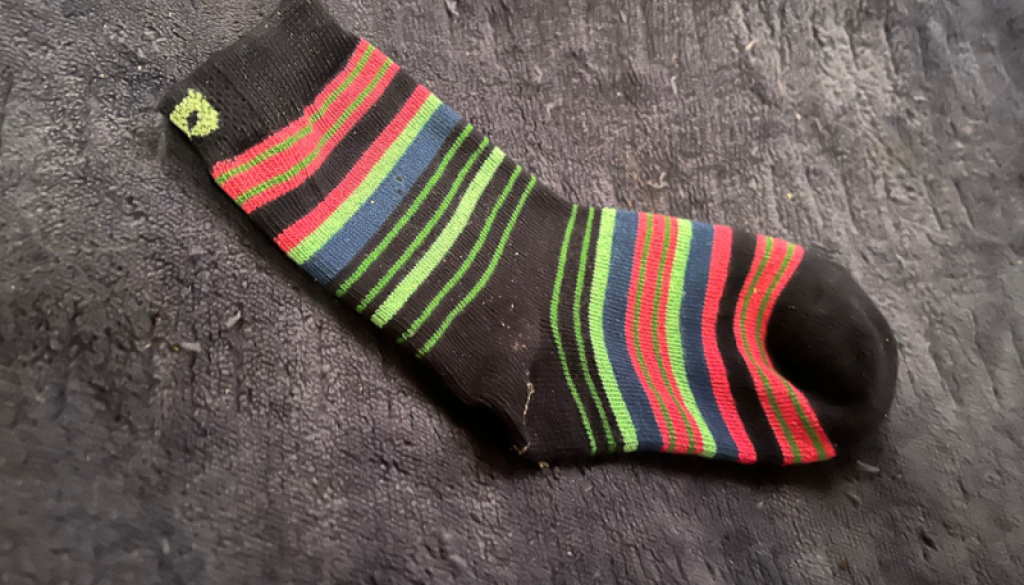 disappearing sock